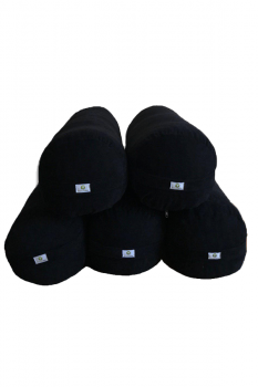 Bolster - Silindir Yoga Minderi - Siyah 10lu